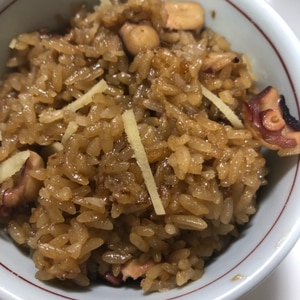 炊飯器で簡単☆駅弁の味！タコおこわ